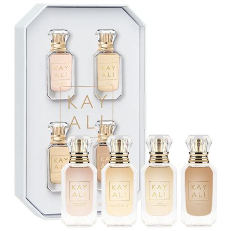 kayali perfume sample set.